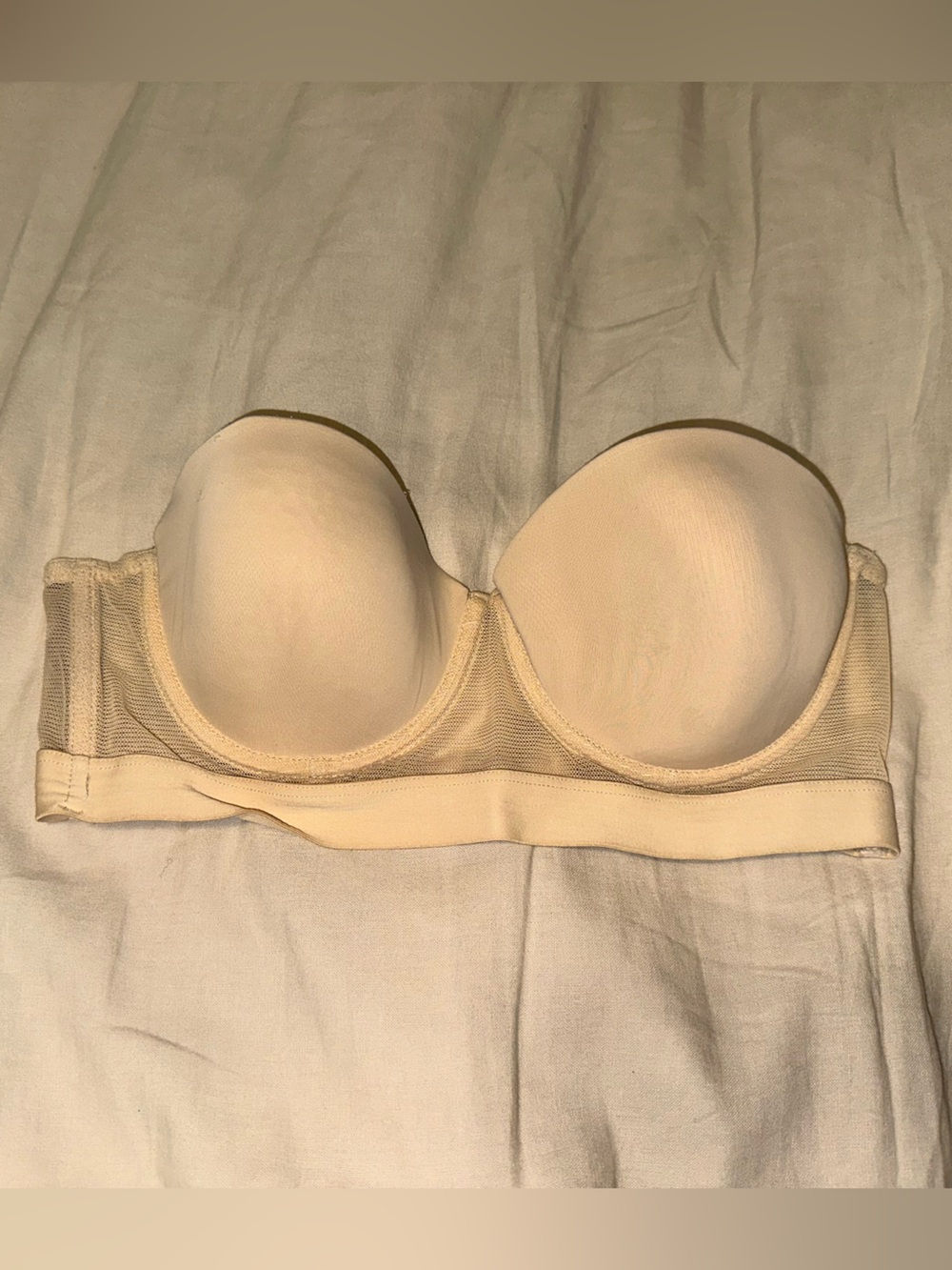 Lively Beige Mesh Underwire Bra